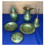 Enamel on Brass set