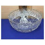 Cut Crystal Bowl 3-1/2x8