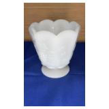 EO Brody Milk Glass Planter 5"