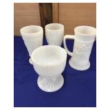 Milk Glass Lot