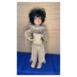 1993 Linda Mason Native American Doll 15"