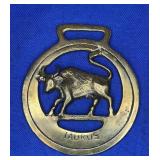 Taurus Horse Bridle Medallion 3"