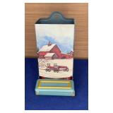 Vtg Jasco Metal Match Holder 6"