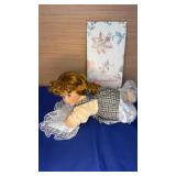 Greensboro Porcelain Doll 12"