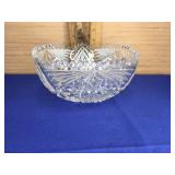 Cut Crystal Bowl 3-1/2x8
