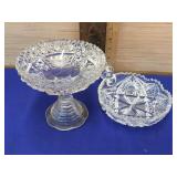 Cut Crystal Compote & Candy Dish