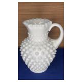 Fenton Hobnail Pitcher 6"