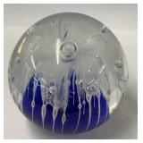 3.5" Rococo Glass Paper Weight