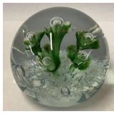 3.75" Glass Paper Weight Monte Dunlavey