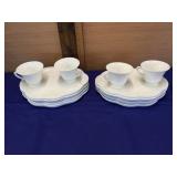 Harvest Grape-Partial-Snack Set-4 cups,8 plates