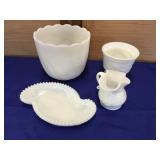 Milk Glass Lot  AS-IS
