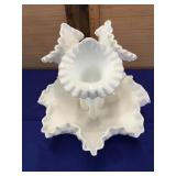 Fenton 3 Horn Epergne-note cond last 2 pics