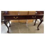 Thomasville Mahogany Sofa/Hall Table 54x17x29t