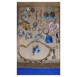 Misc Costume Jewelry Flat lot