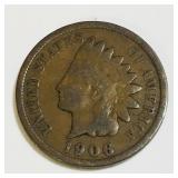 1906 United States Indian Head Penny