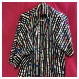 Vintage Ladies Button-Up Shirt