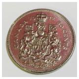 1972 Canada 50 Cent Coin