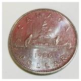 1986 Canada Dollar Coin