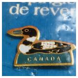 Canada Mallard Duck Souvenir Lapel Pin (Vintage)