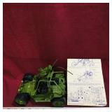 1985 G.I.JOE A.W.E. Striker Vehicle & Manual