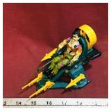 1987 G.I.JOE Zanzibar Figure & Air Skiff Vehicle