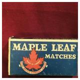 Maple Leaf Matches Box (Vintage)