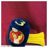 Vintage Homer Simpson Golf Club Cover