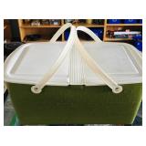 Vintage Plastic Picnic Basket