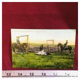 Antique 'Ranching In The Canadian West' Postcard