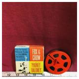 Fox & Crow 8mm Film Reel & Box (Vintage)