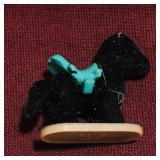 1994 Polly Pocket Midnight Horse Mini Figure