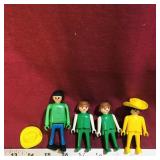 Lot Of 4 Vintage Playmobil Figures