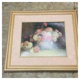Framed Roses Tom Roberts Art Print (Vintage)