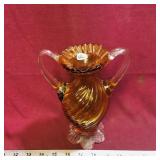 Chalet Glass Flower Vase (Vintage) (8' Tall)