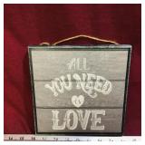 'All You Need Is Love' Wall Picture (8' x 8')