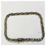 Silver 925 Blue Topaz Bracelet