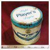 Player's Light Cigarette Tobacco Can (Vintage)