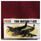 1973 Monogram Twin Mustang F-82G Model Kit