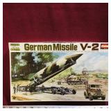 Eidai German Missile V-2 Model Kit (1:76 Scale)