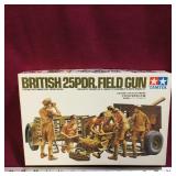Tamiya British 25PDR. Field Gun Model Kit