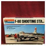 1977 Monogram F-80 Shooting Star Model Kit