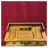 Vintage Wooden Tobacco Pipe Box