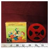 Snow White & The Seven Dwarfs 8mm Film Reel & Box
