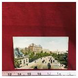 Antique London Thames Embankment Postcard