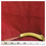 Vintage Horn Handle Knife (6 1/2' Long)