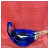 Vintage Art Glass Dove (3 1/4' Tall)