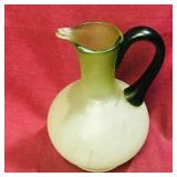 Small Cased Glass Pitcher (5 3/4' Tall)
