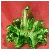 Chalet Glass Decorative Basket (3 1/4' Tall)