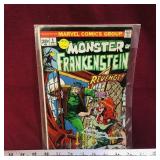Monster Of Frankenstein #3 1973 Comic Book