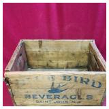 Blue Bird Beverages St. John NB Crate Antique